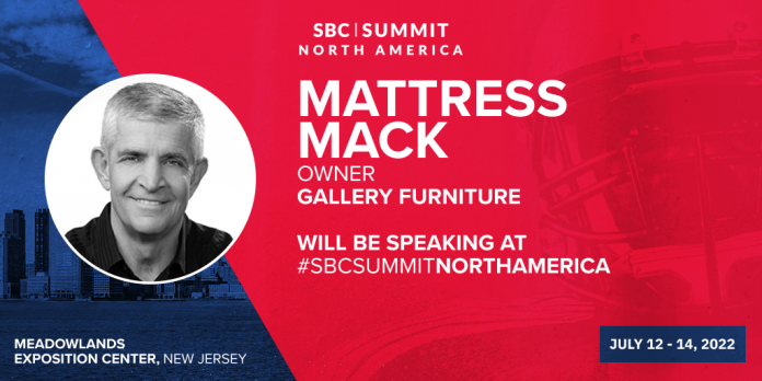 The legendary American sports betting enthusiast and Gallery Furniture owner Jim McIngvale, better known as 'Mattress Mack,' will be among the speakers at July's SBC Summit North America conference and tradeshow in New Jersey. Mack will sit with ESPN’s David Purdum in a special keynote session to discuss the economics and science behind his sports betting strategies. The Houston furniture mogul has made multiple headlines by placing multimillion-dollar wagers on the Super Bowl and other major sporting events and using the bets as a promotional tool for his business. The entrepreneur also holds the record for what's believed to be the largest legal sports bet in history for placing $5 million on the Cincinnati Bengals to beat the Los Angeles Rams in the Super Bowl earlier this year. McIngvale's strategy involves placing an enormous bet on one team and offering the customers who made purchases from his stores during the promotion period a full refund if his bet wins. The best part about Mattress Mack's strategy is that losing a bet is not the worst-case scenario. A loss means he does not have to refund his customers, who typically spend millions of dollars during the promotion period at his Gallery Furniture stores. In this way, even though Mattress Mack had lost the combined $9.5 million he bet on the Bengals to win Super Bowl LVI, he still made a profit as he sold $20 million worth of furniture during the promotion period that he did not have to give back to his customers. The widely-publicized sports betting punter, who has learned how to make a profit by placing a losing bet, will also share his perspective on what the modern gambling industry can do to better serve the bettor. Sue Schneider, VP of Growth and Strategy at SBC, said: 